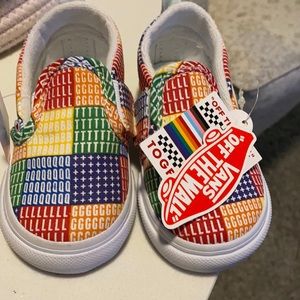 Vans lgbt pride toddler shoes